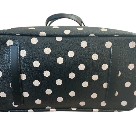 EUC Kate Spade Wellesley Printed Adaira Baby Bag (Black/Decobeige) with Strap - Picture 6 of 14